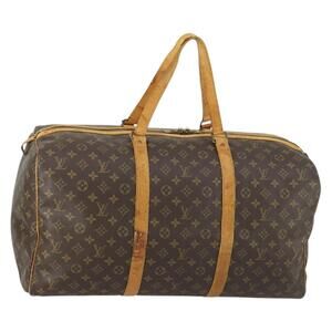 LOUIS VUITTON Monogram Sac Souple 55 Boston Bag M41622 LV Auth 161975